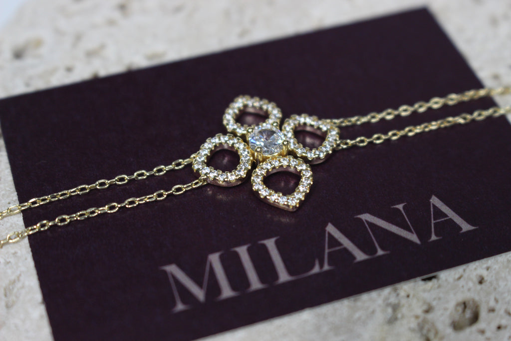 Golden bloom bracelet