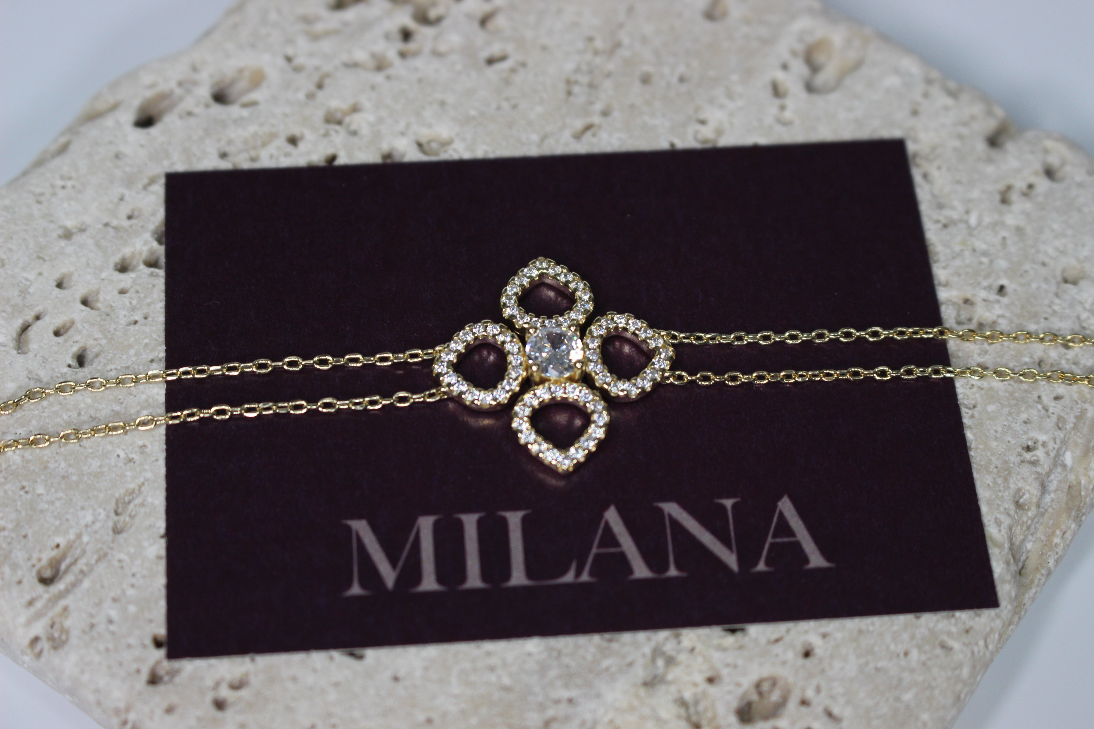 Golden bloom bracelet