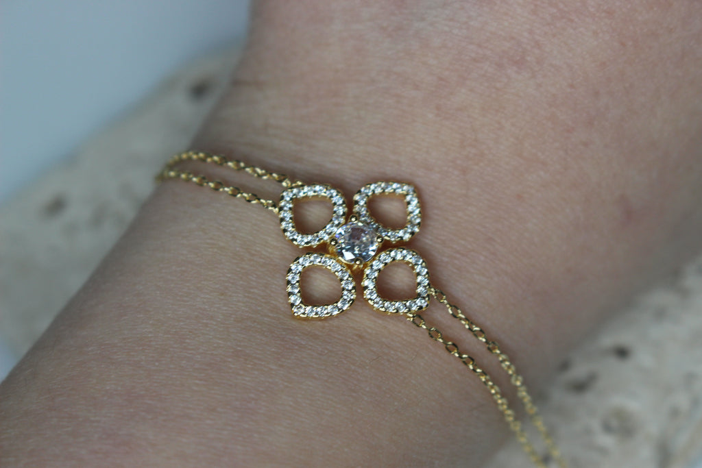 Golden bloom bracelet