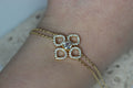 Golden bloom bracelet