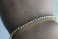 14k ‏gold plated  tennis bracelet