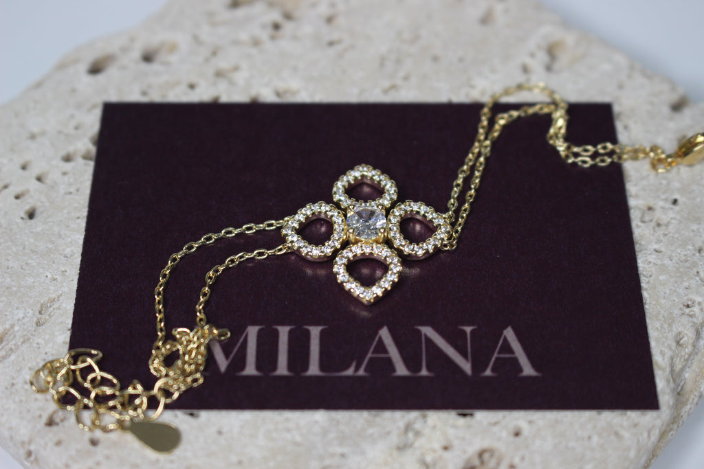 Golden bloom bracelet