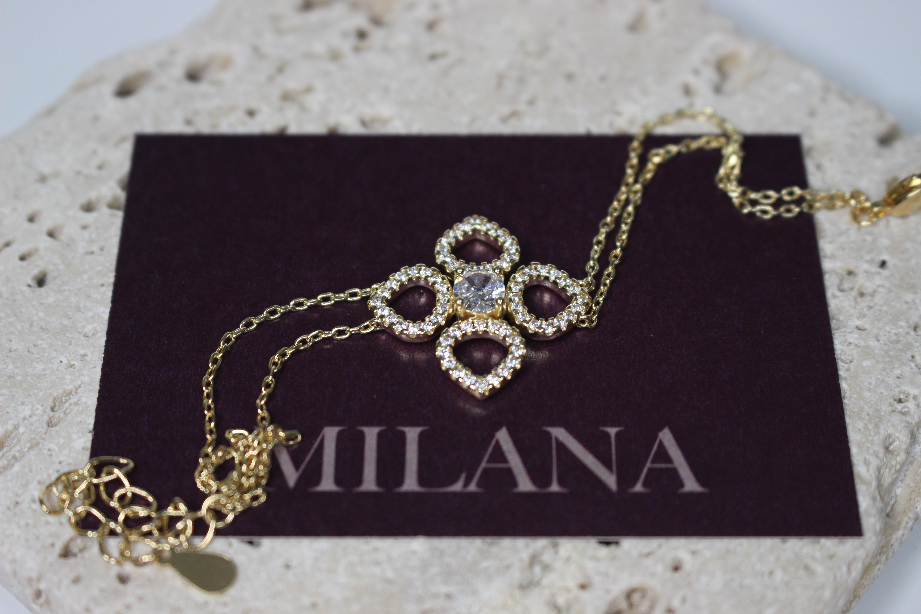 Golden bloom bracelet