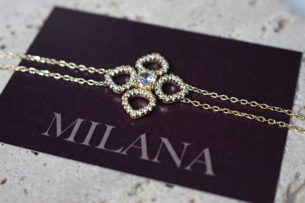 Golden bloom bracelet