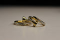 nail ring with crystal stones.