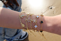 STAINLESS STEEL CLOVER BRACELET.