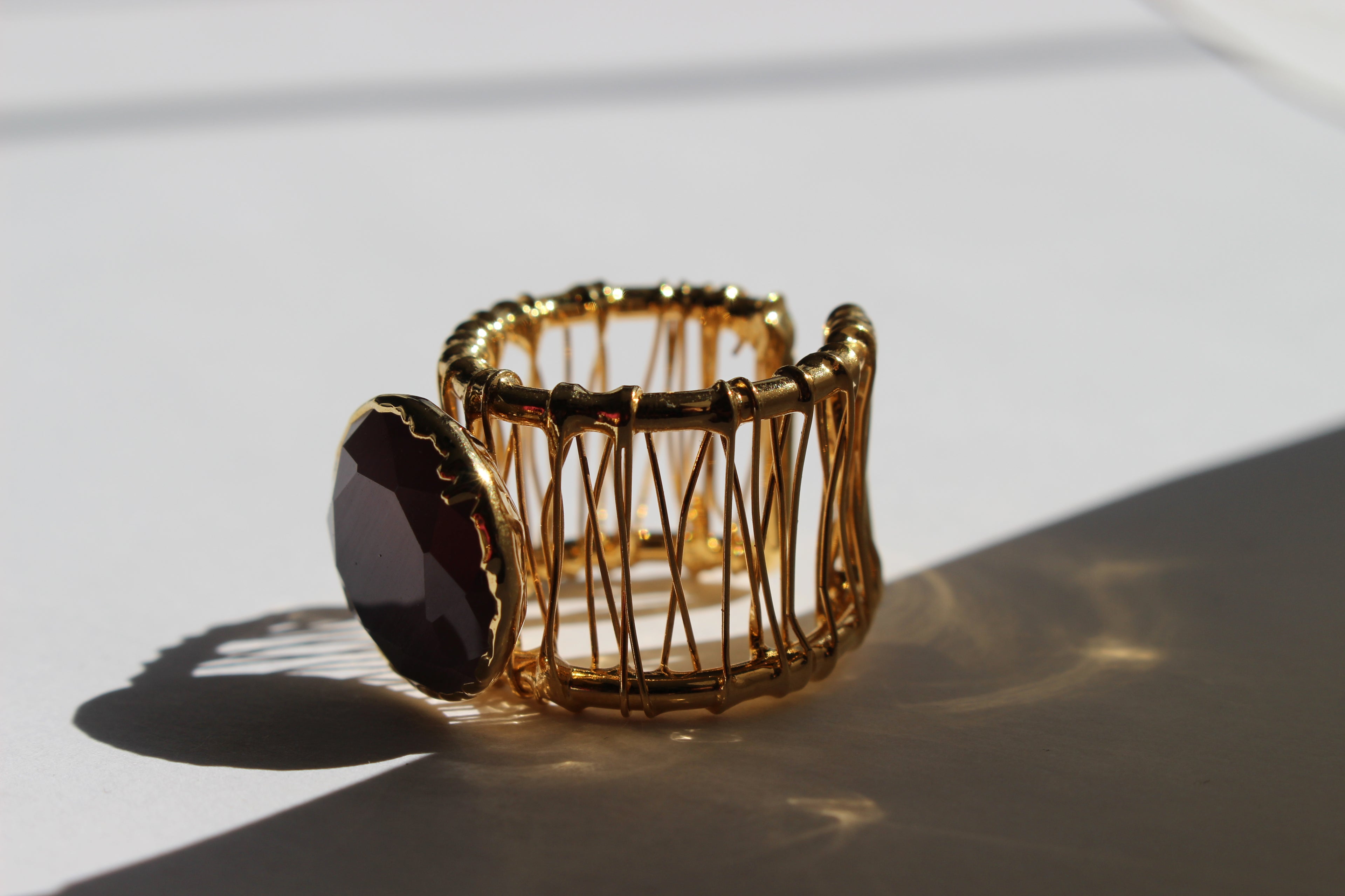 NOVA RING- BURGUNDY