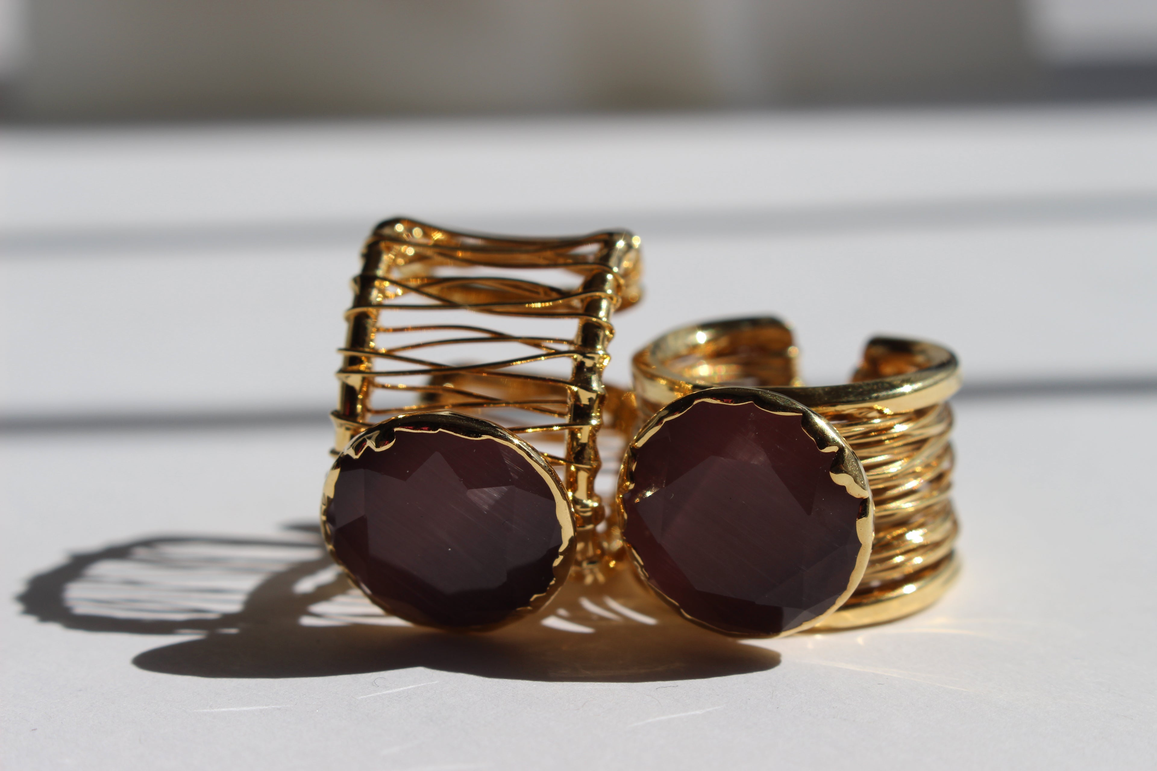 NOVA RING- BURGUNDY