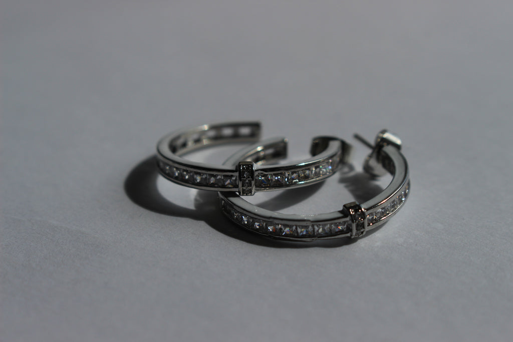 open crystal hoop