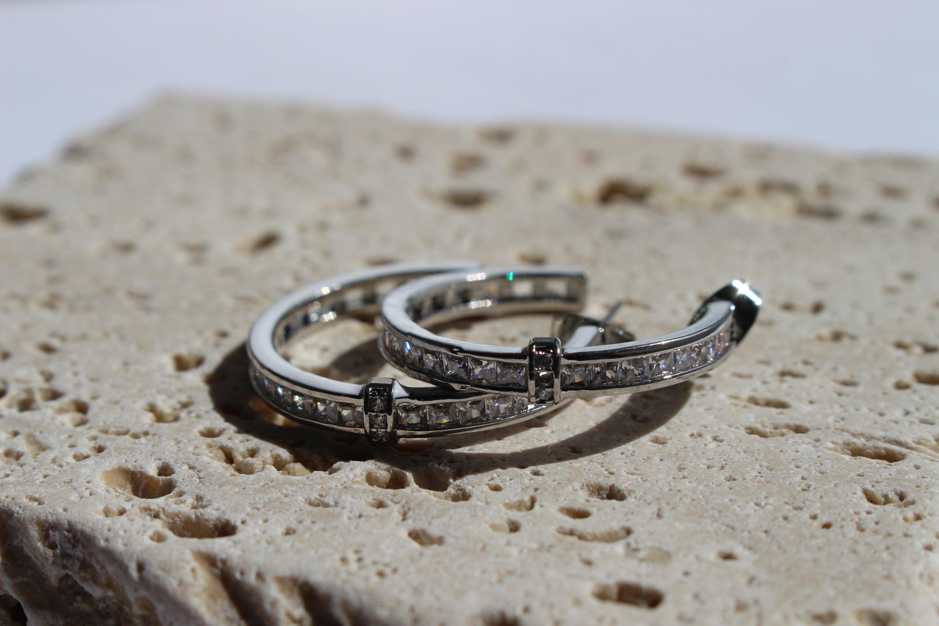 open crystal hoop