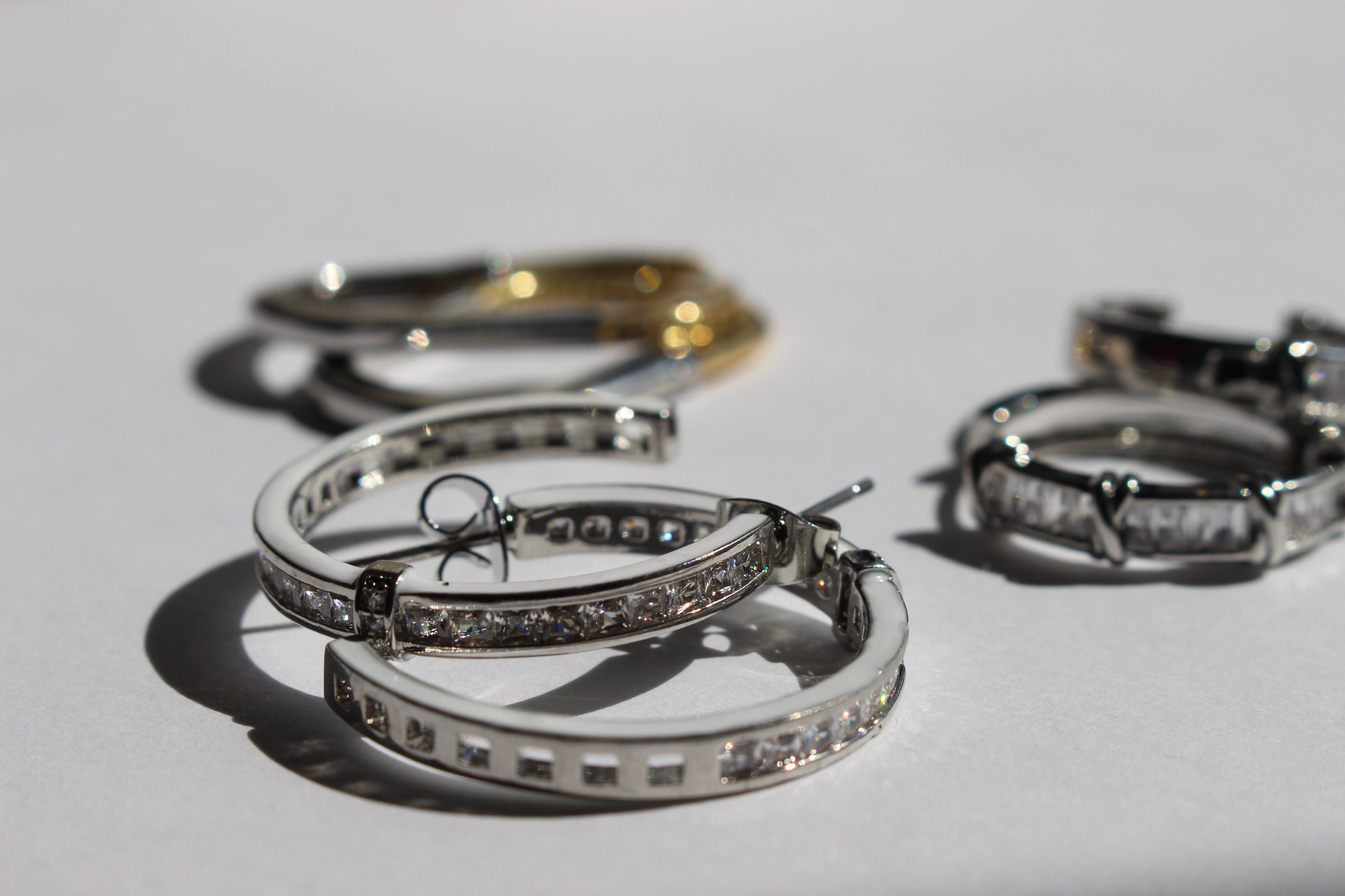 open crystal hoop