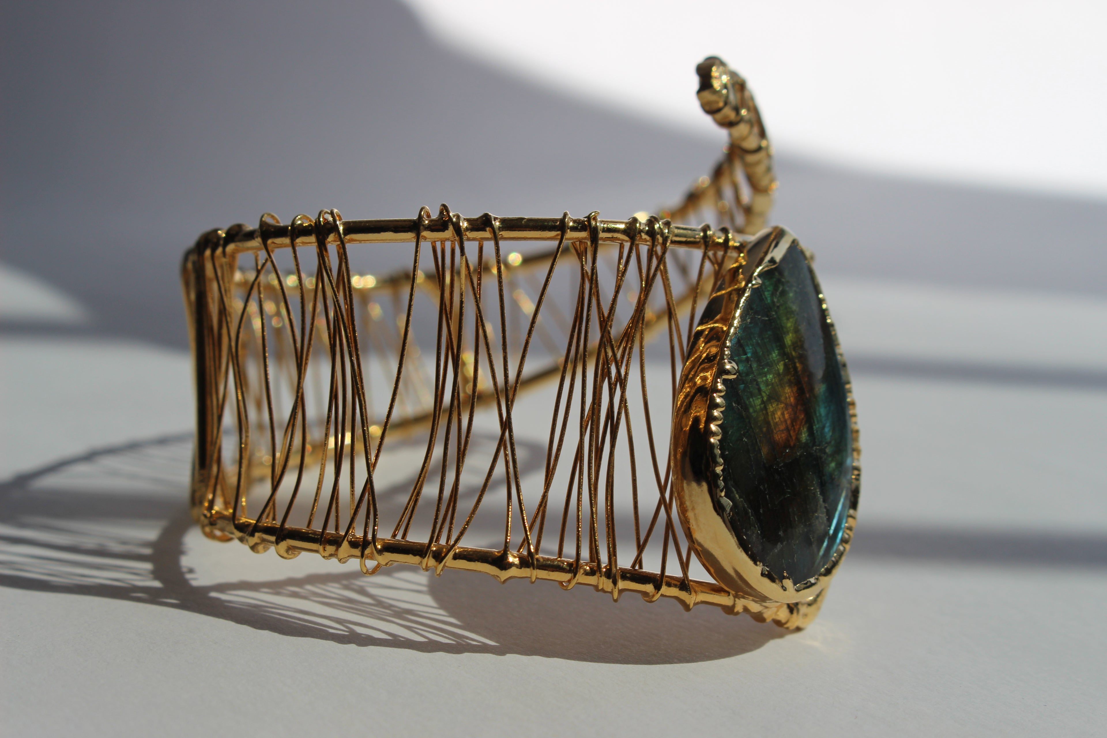 MILANA IRIDESCENT STONE CUFF