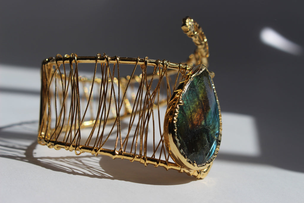 MILANA IRIDESCENT STONE CUFF