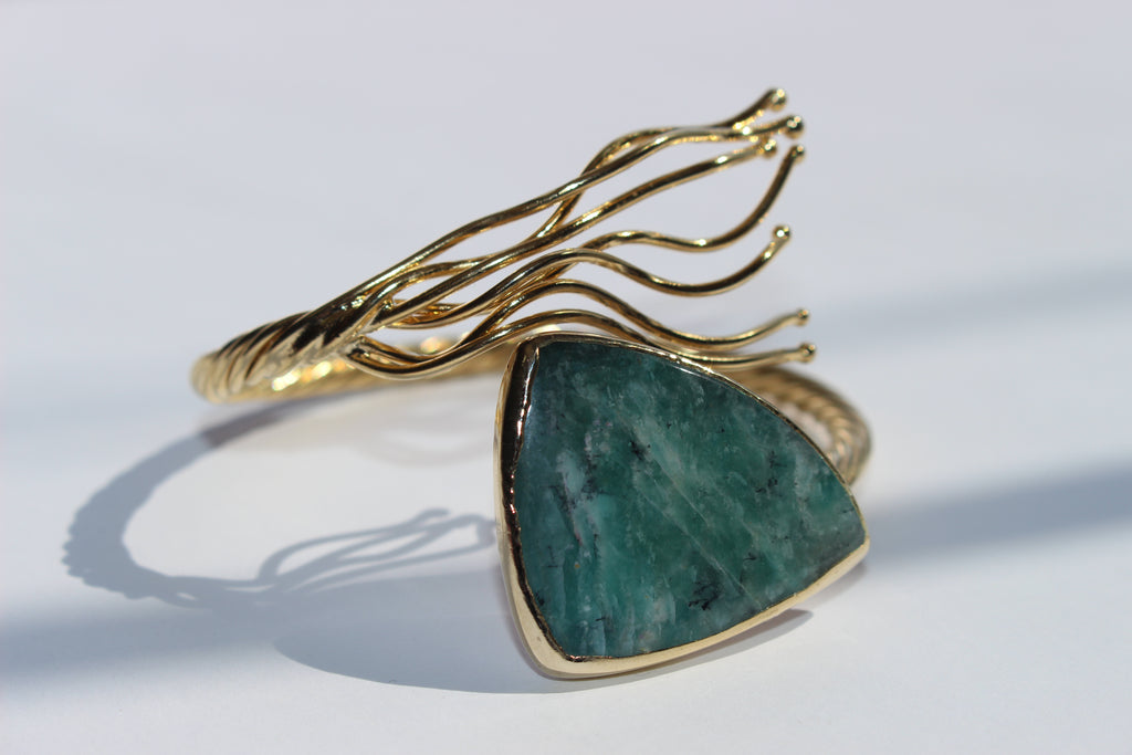 MILANA EMERALD STONE CUFF