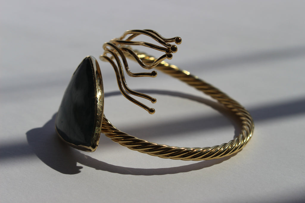 MILANA EMERALD STONE CUFF