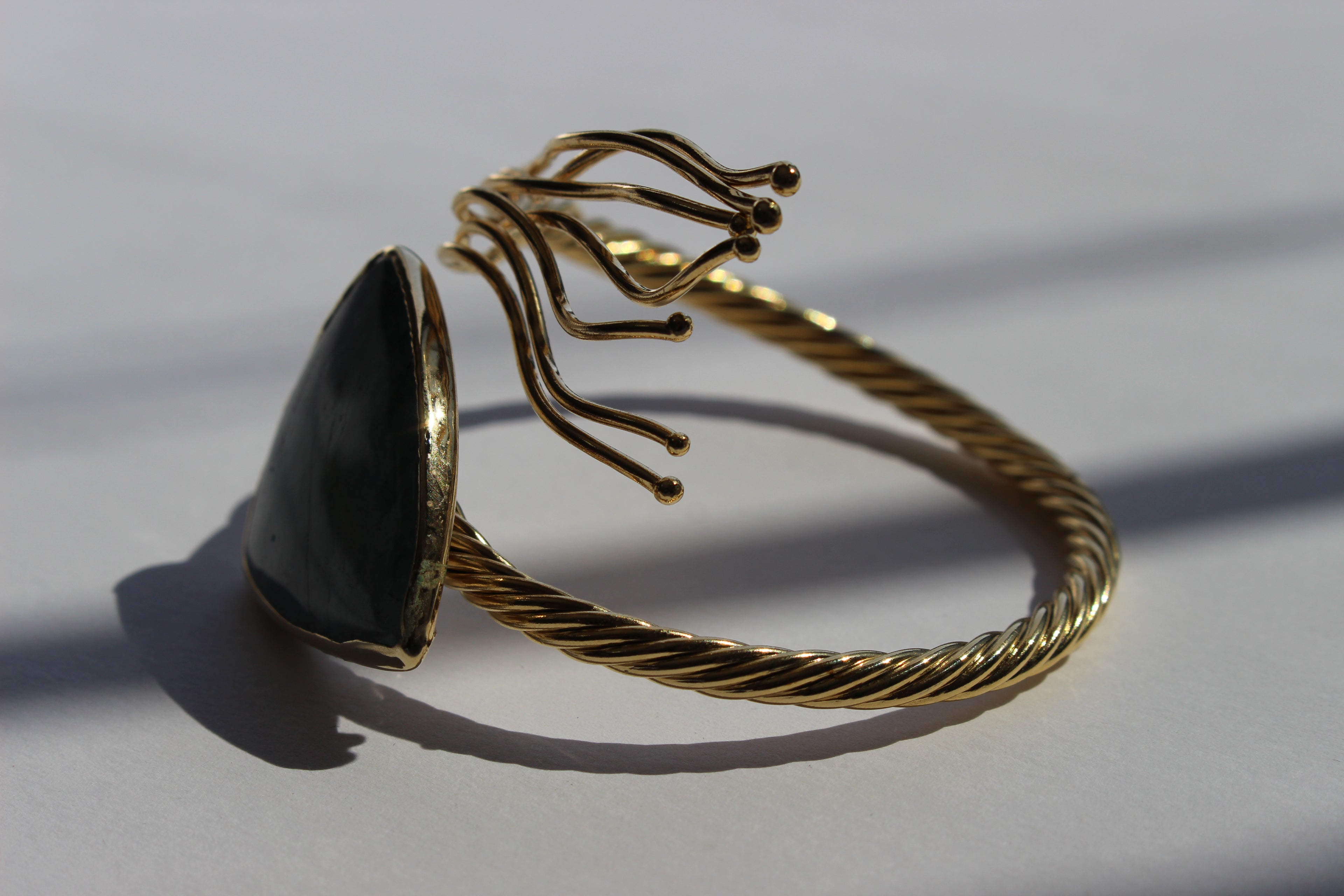 MILANA EMERALD STONE CUFF