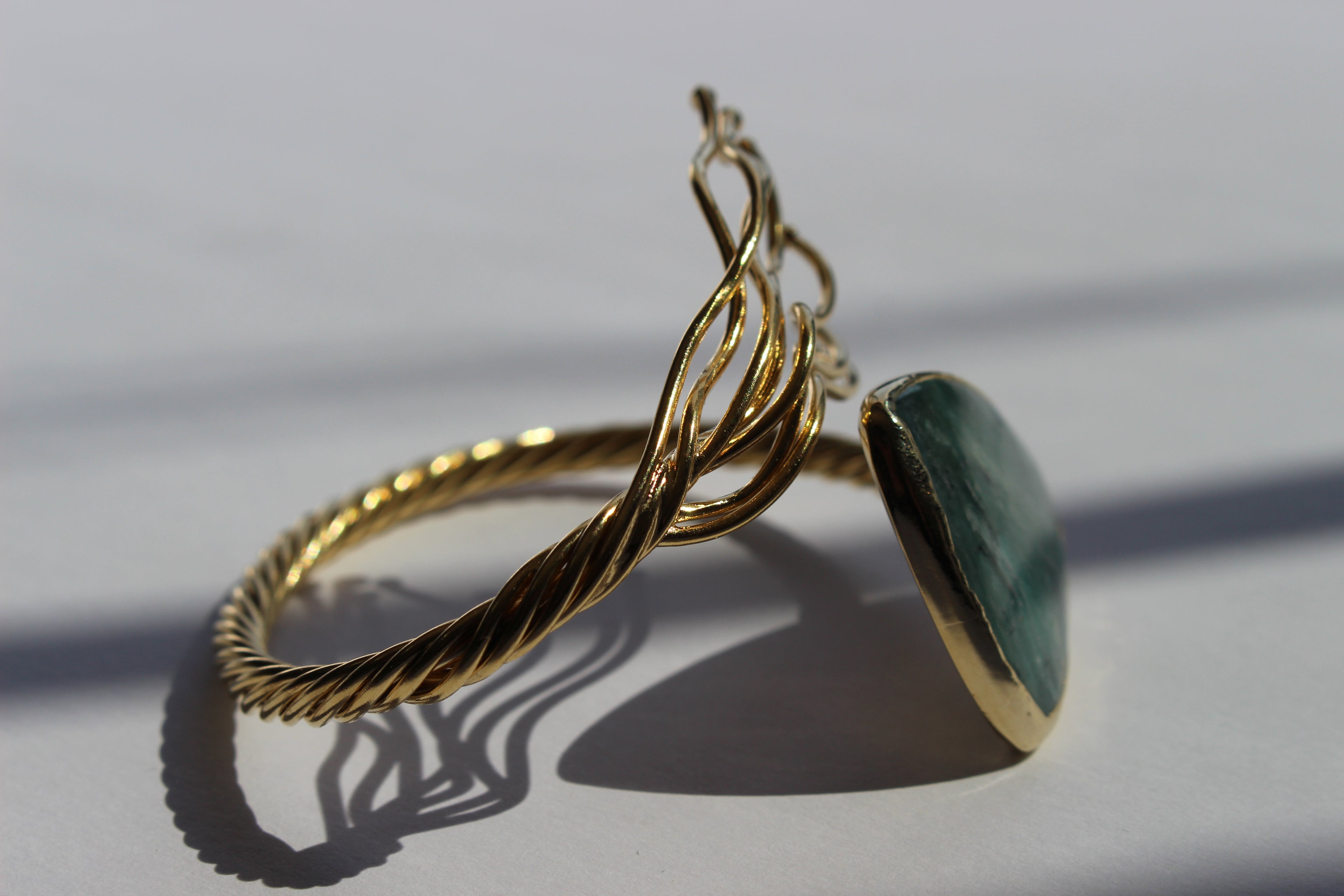 MILANA EMERALD STONE CUFF