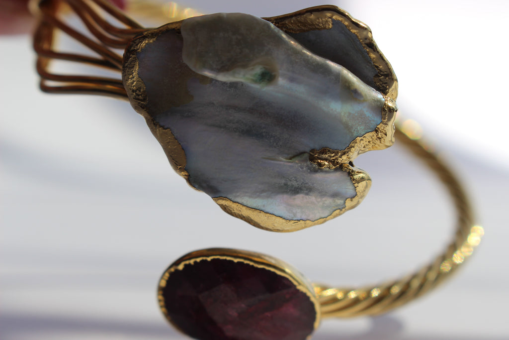 milana dual stone cuff