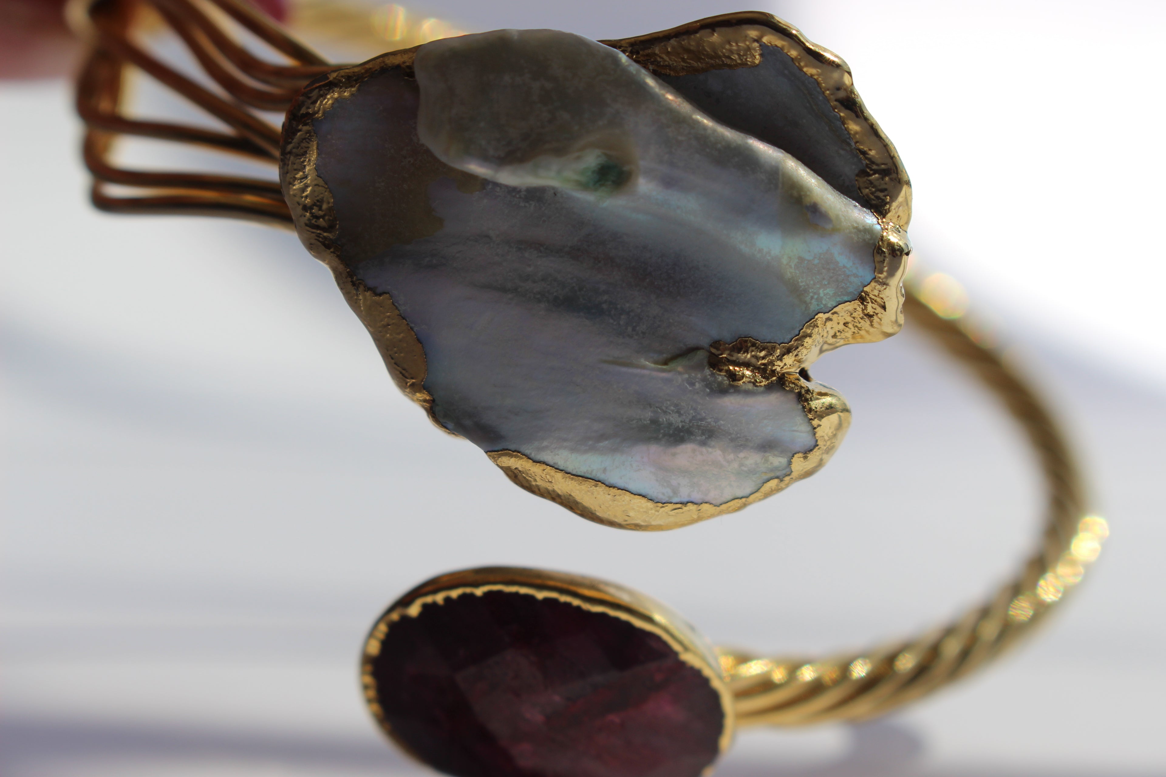 milana dual stone cuff