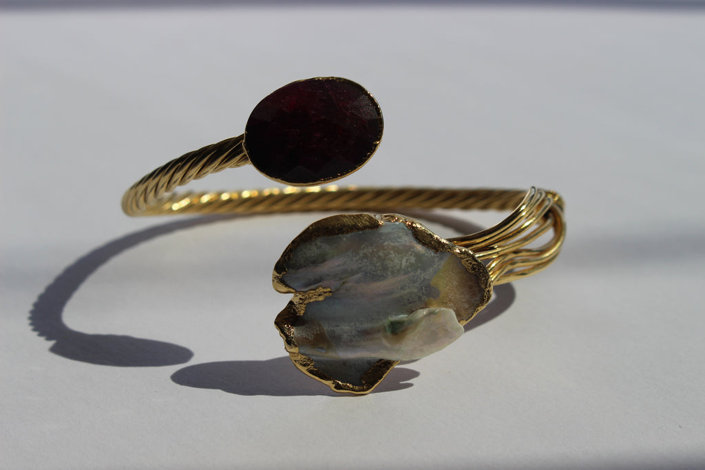milana dual stone cuff