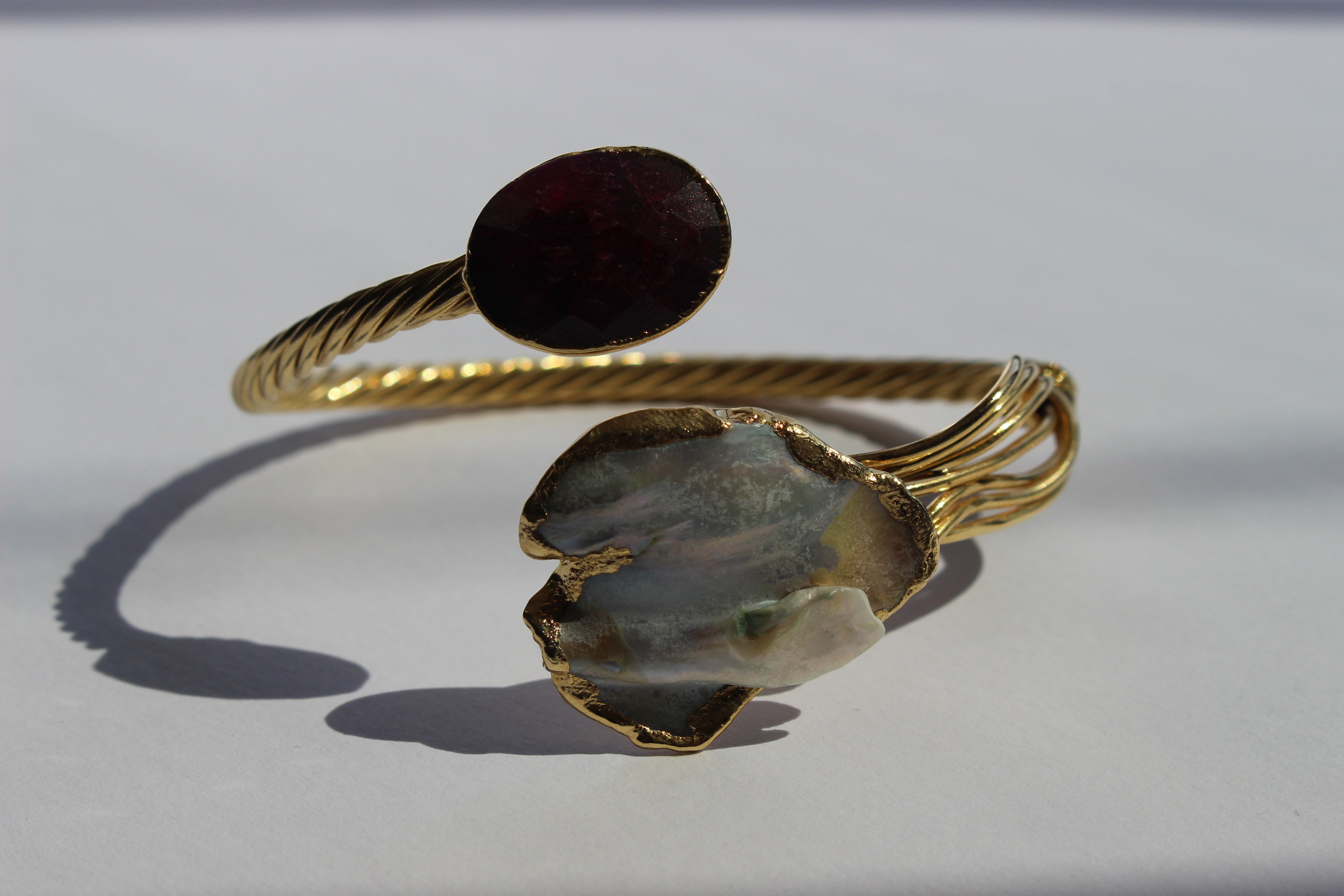 milana dual stone cuff