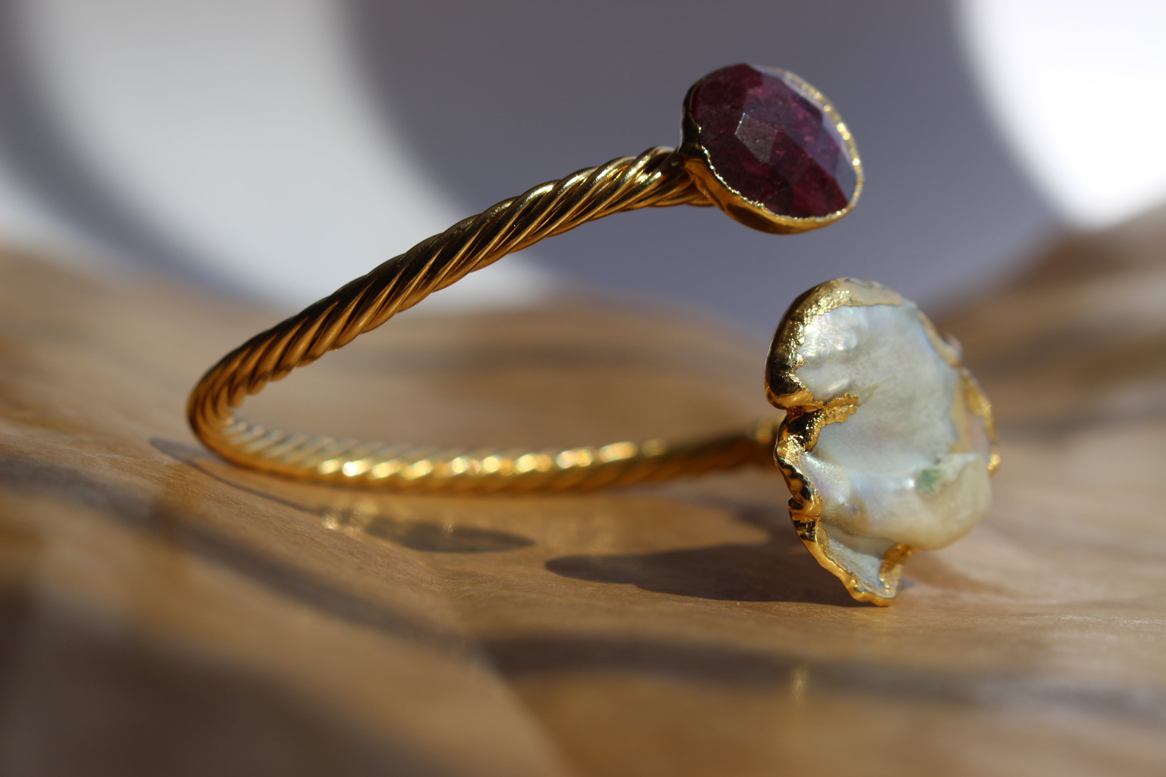 milana dual stone cuff