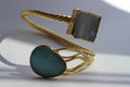 milana emerald & onyx cuff