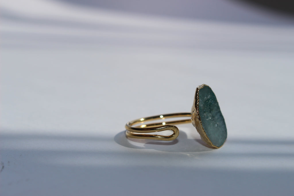 MILANA RAW EMERALD RING