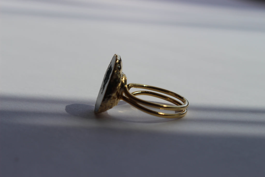 MILANA RAW EMERALD RING