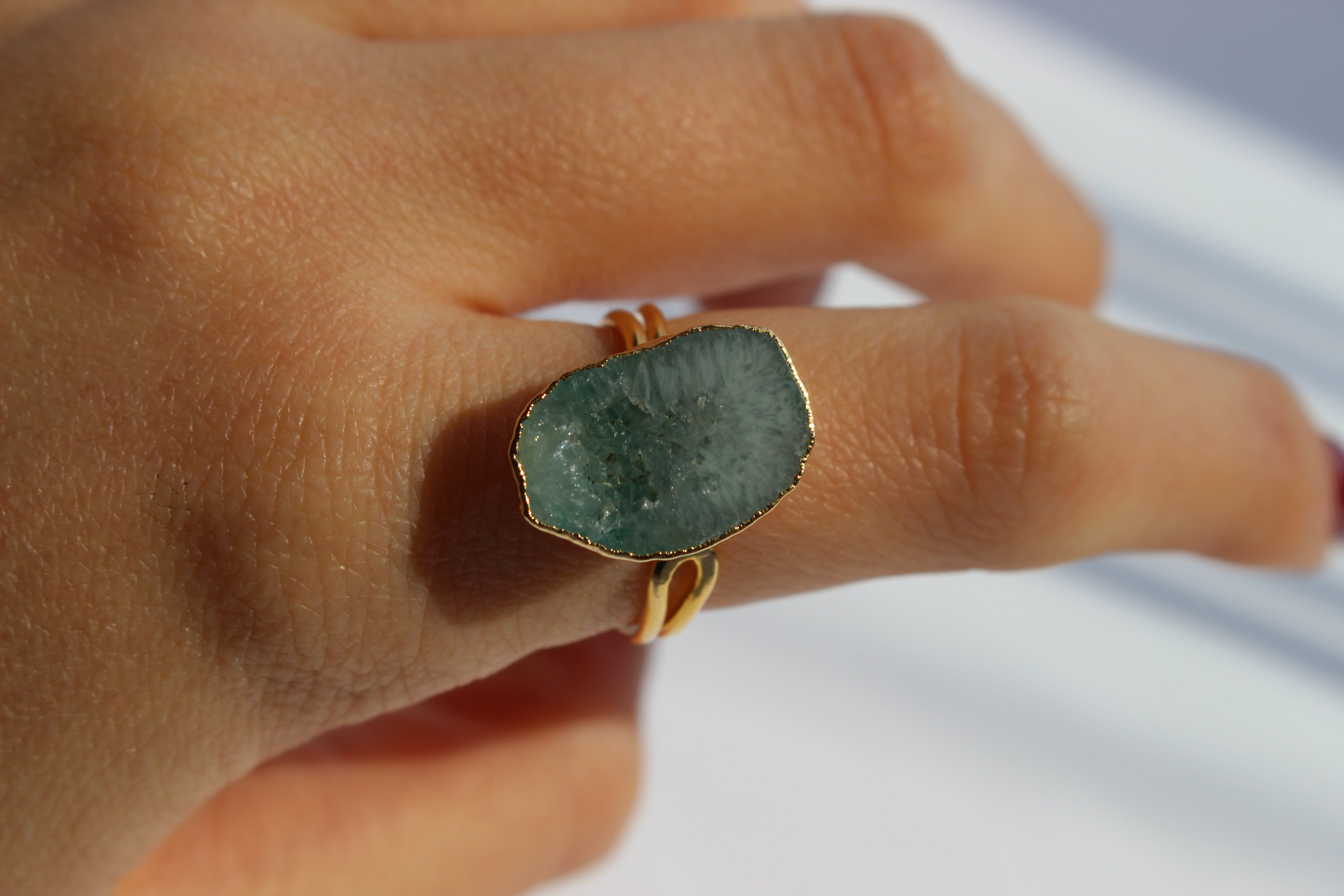 MILANA RAW EMERALD RING