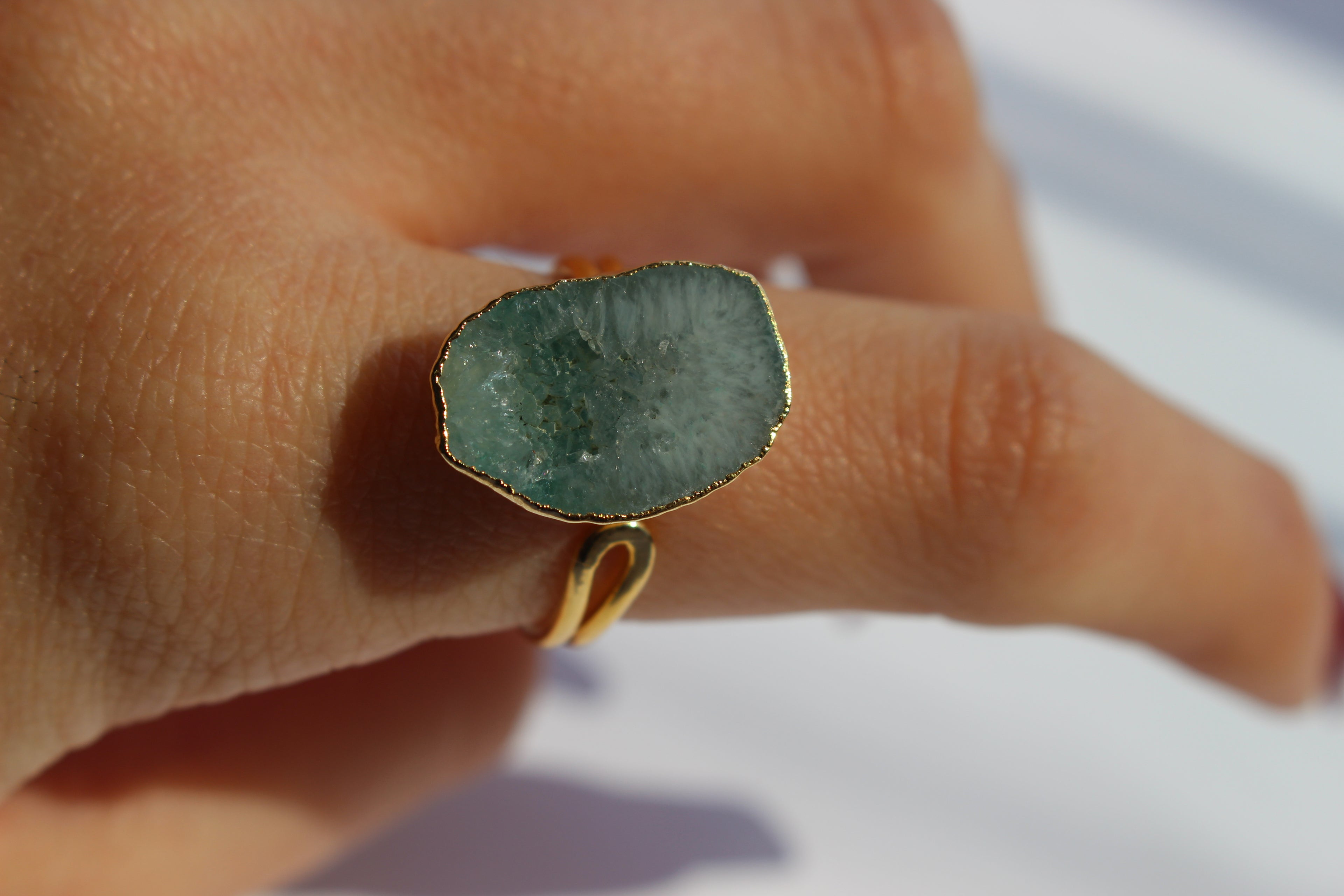MILANA RAW EMERALD RING
