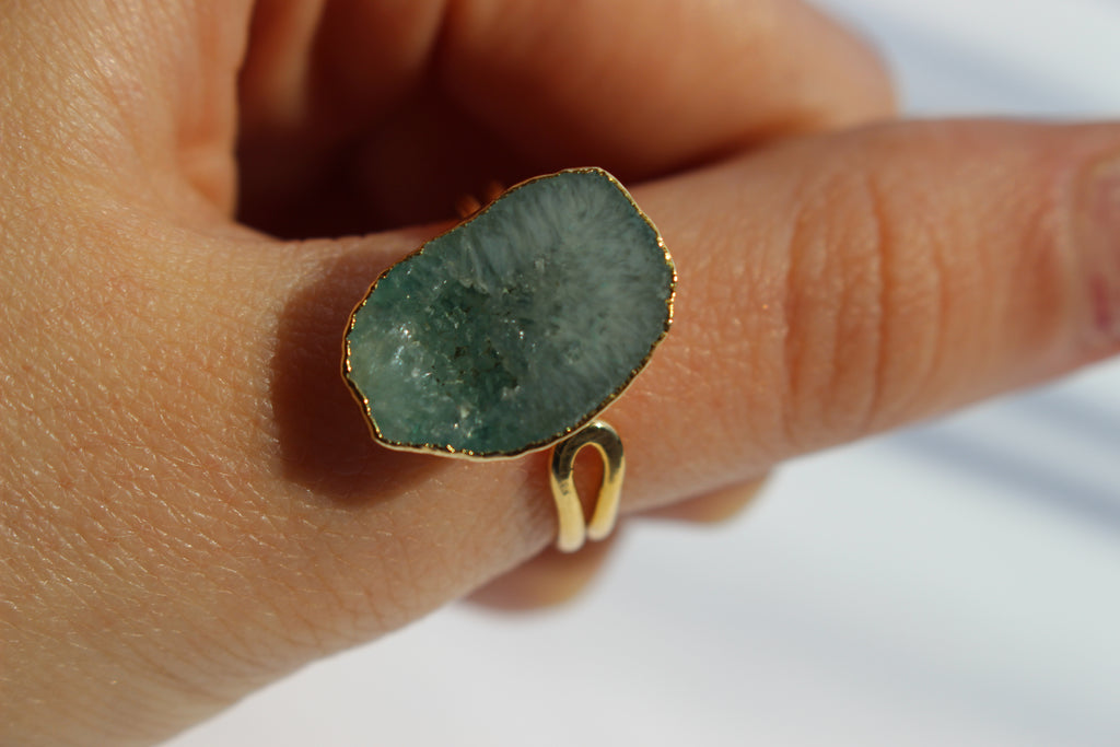 MILANA RAW EMERALD RING