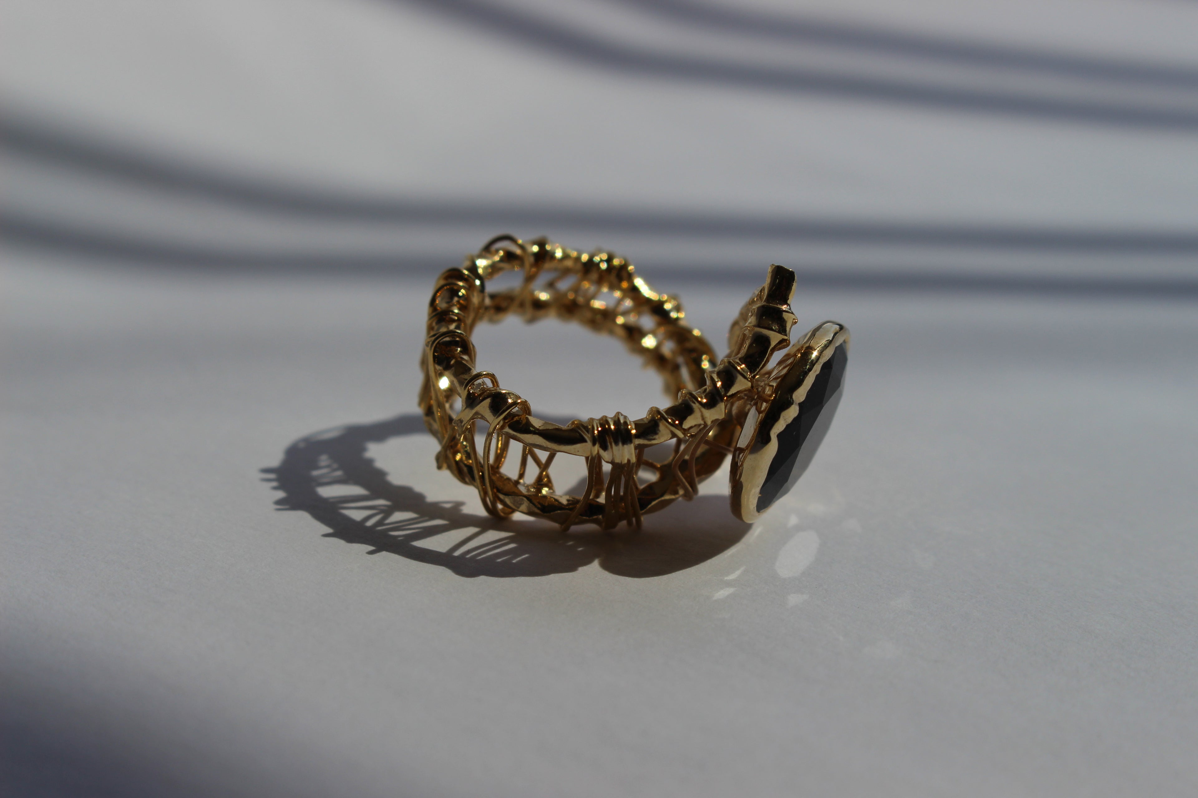 MILANA MIDNIGHT STONE RING .