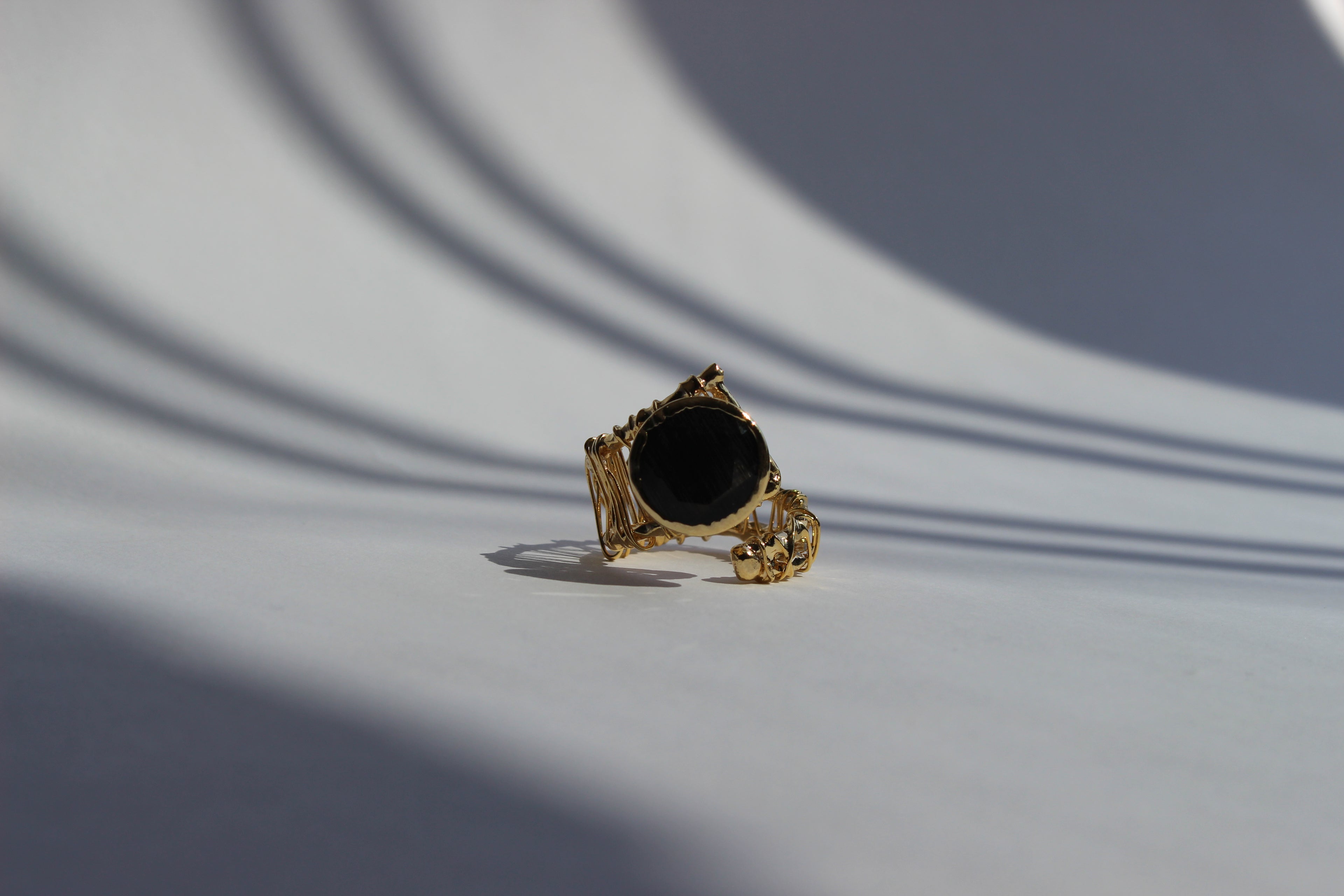MILANA MIDNIGHT STONE RING .