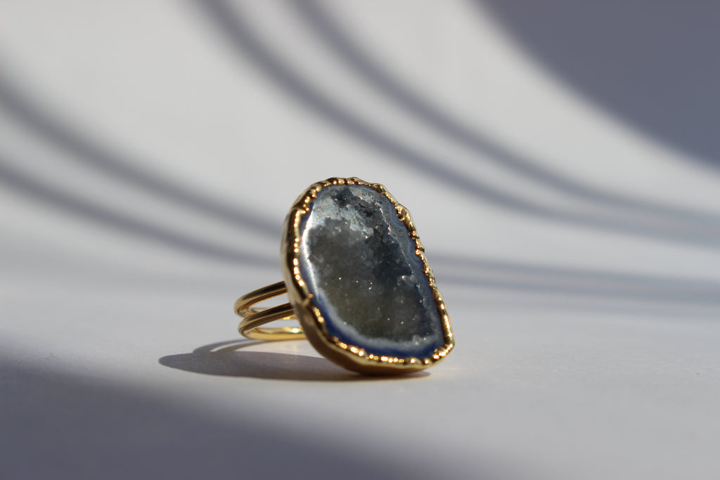 MILANA OCEAN STONE RING .