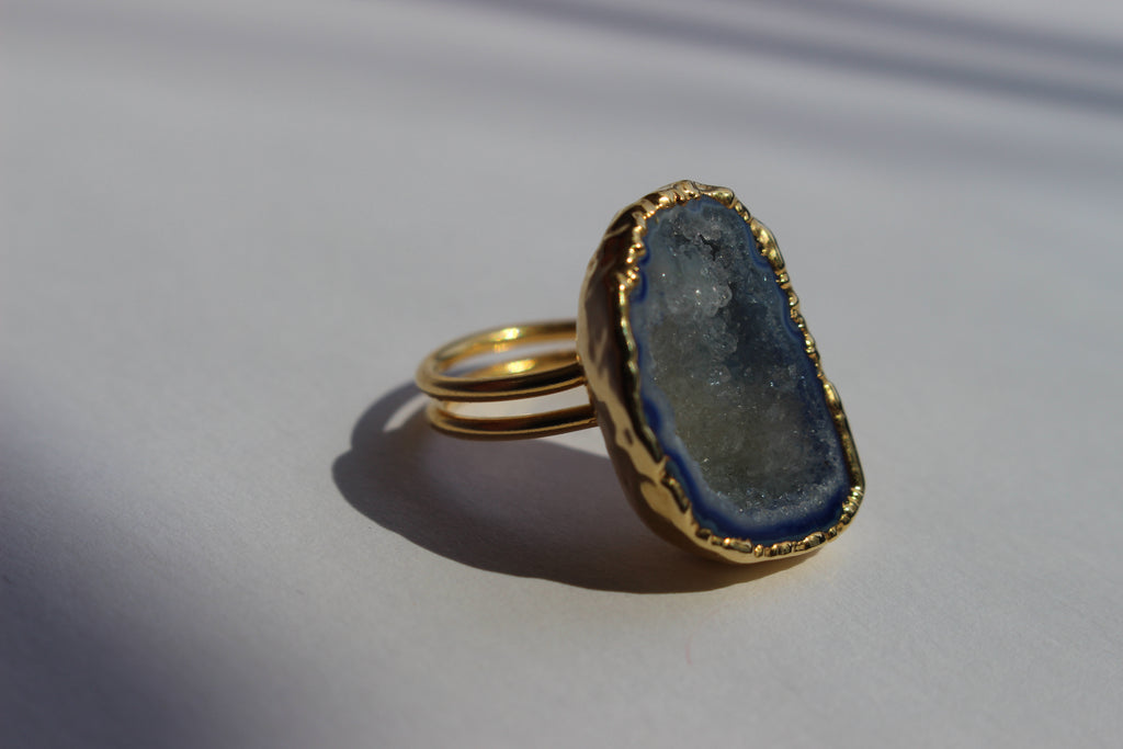 MILANA OCEAN STONE RING .