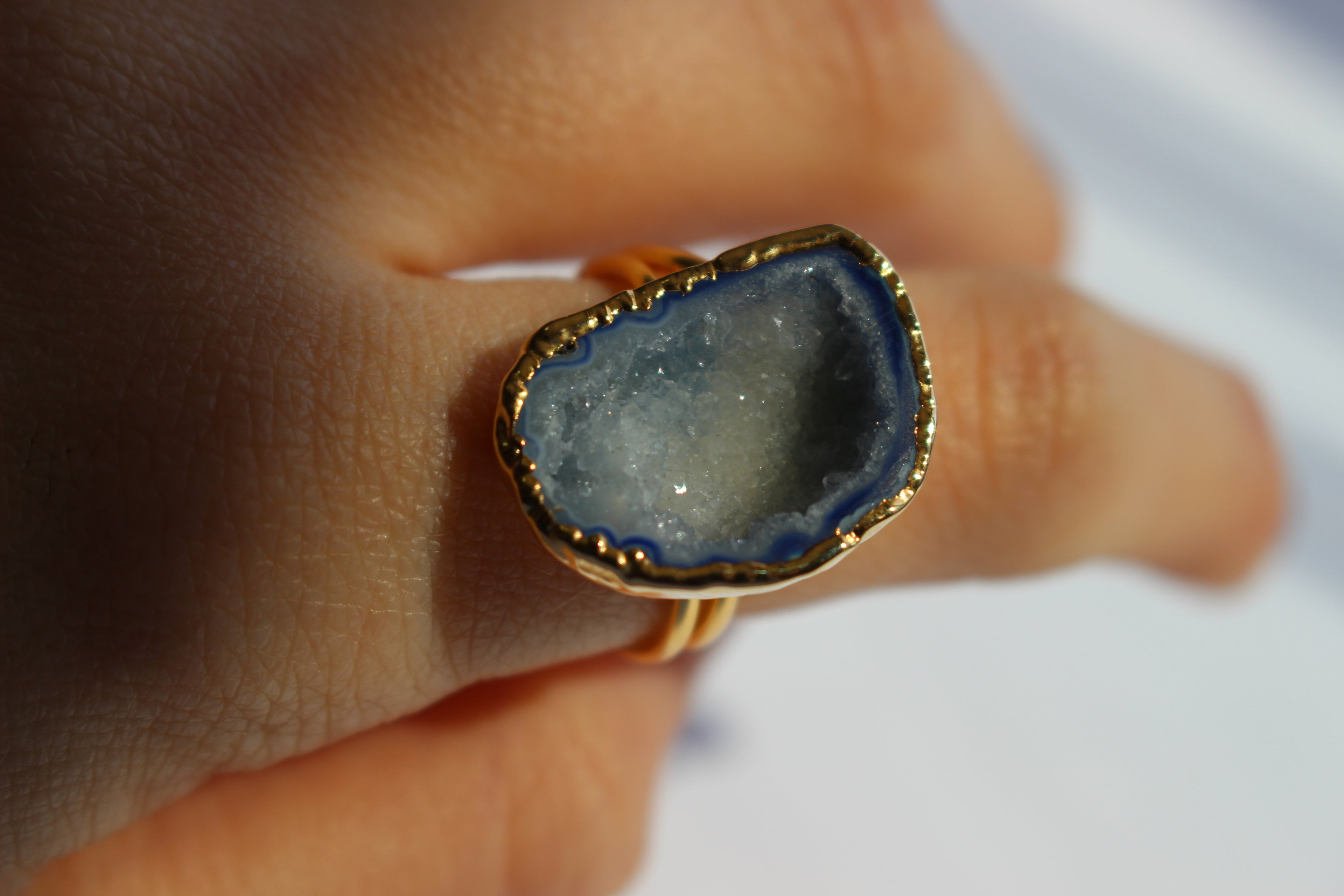 MILANA OCEAN STONE RING .