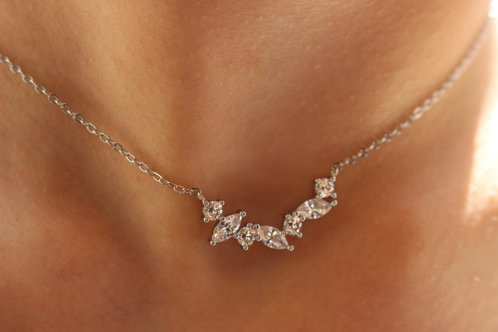 CRYSTAL VINE NECKLACE