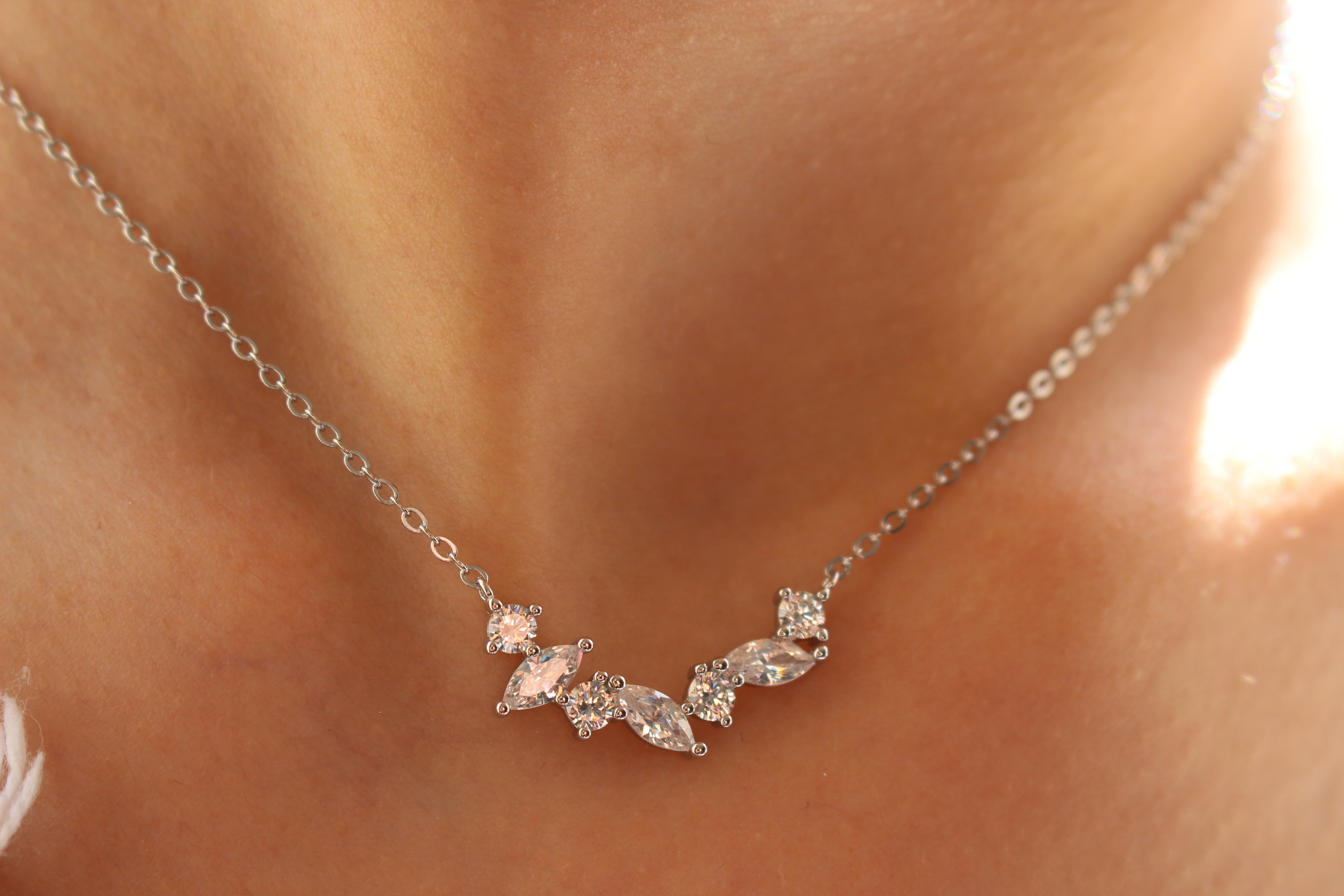 CRYSTAL VINE NECKLACE