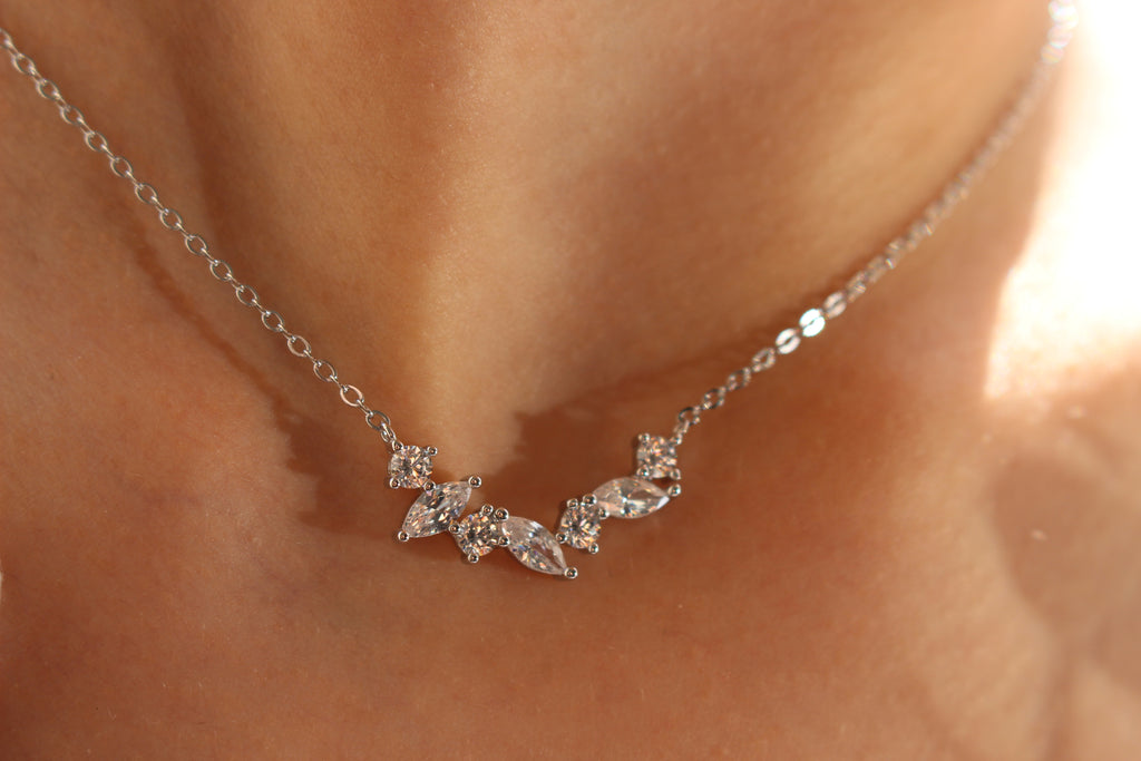 CRYSTAL VINE NECKLACE