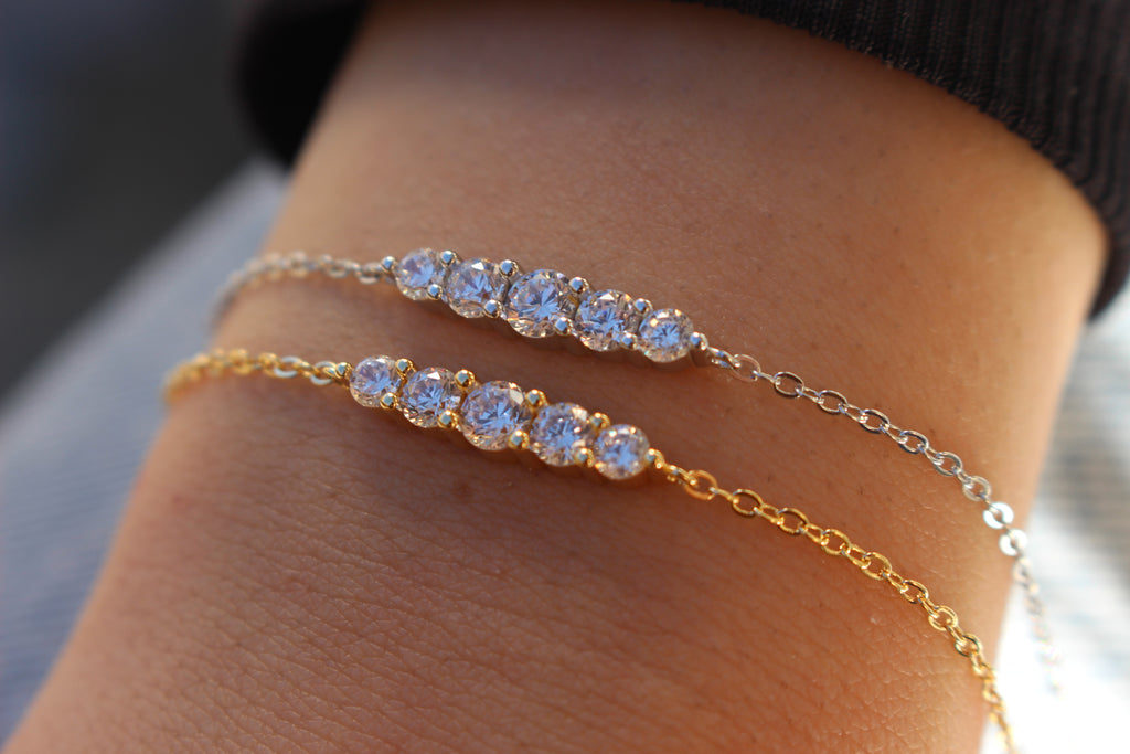 ZIRCON TENNIS BRACELET.