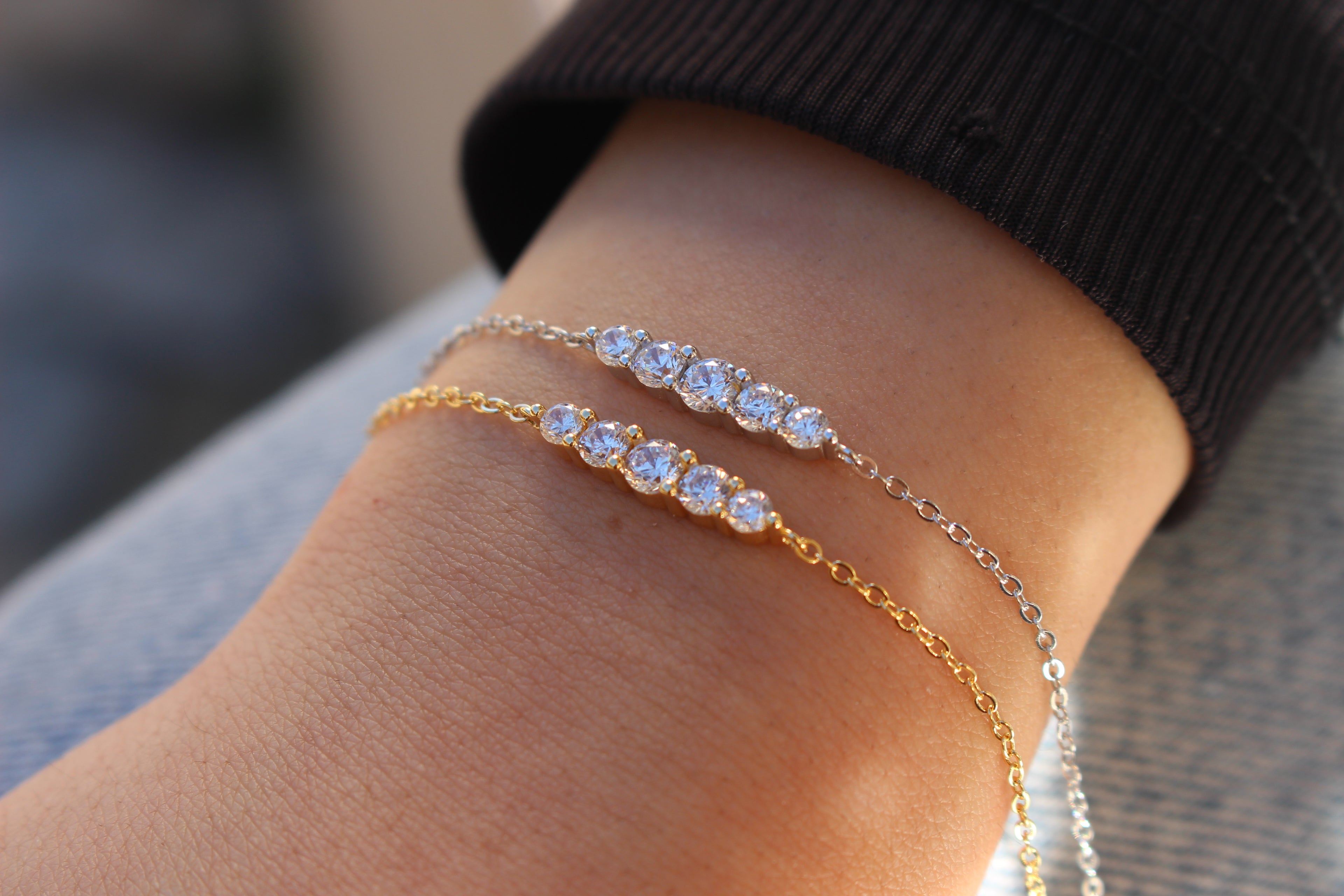 ZIRCON TENNIS BRACELET.
