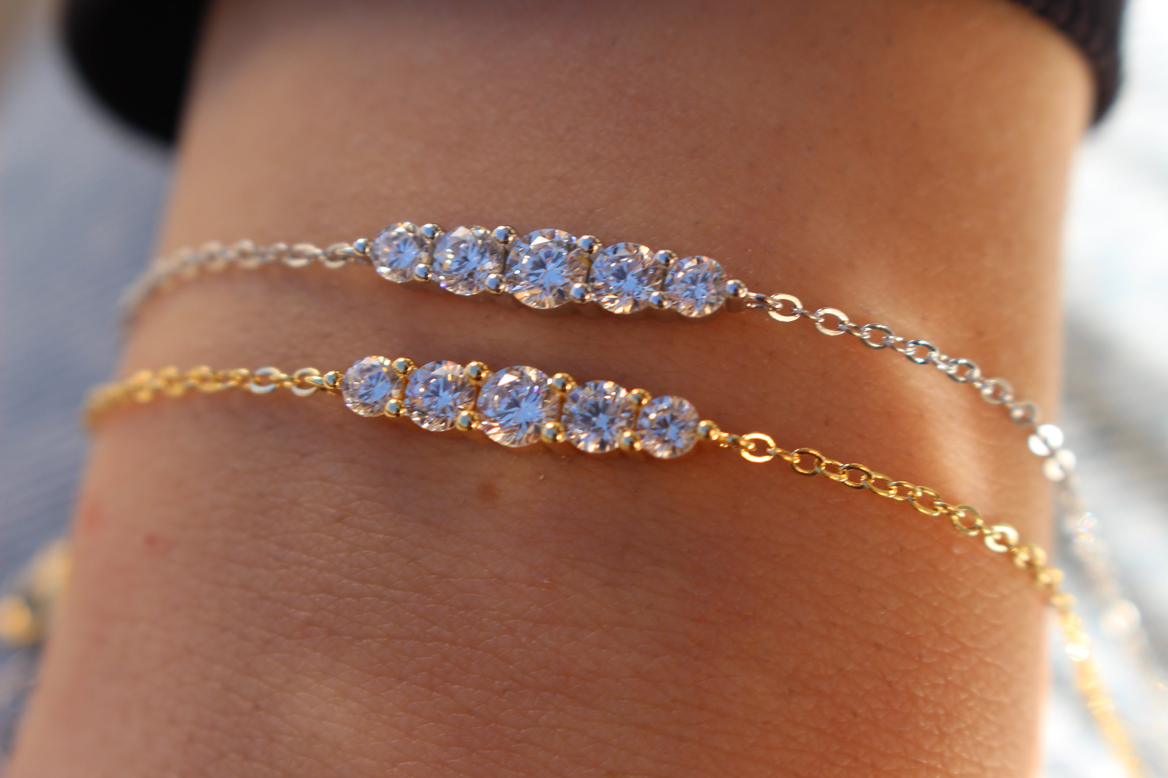 ZIRCON TENNIS BRACELET.