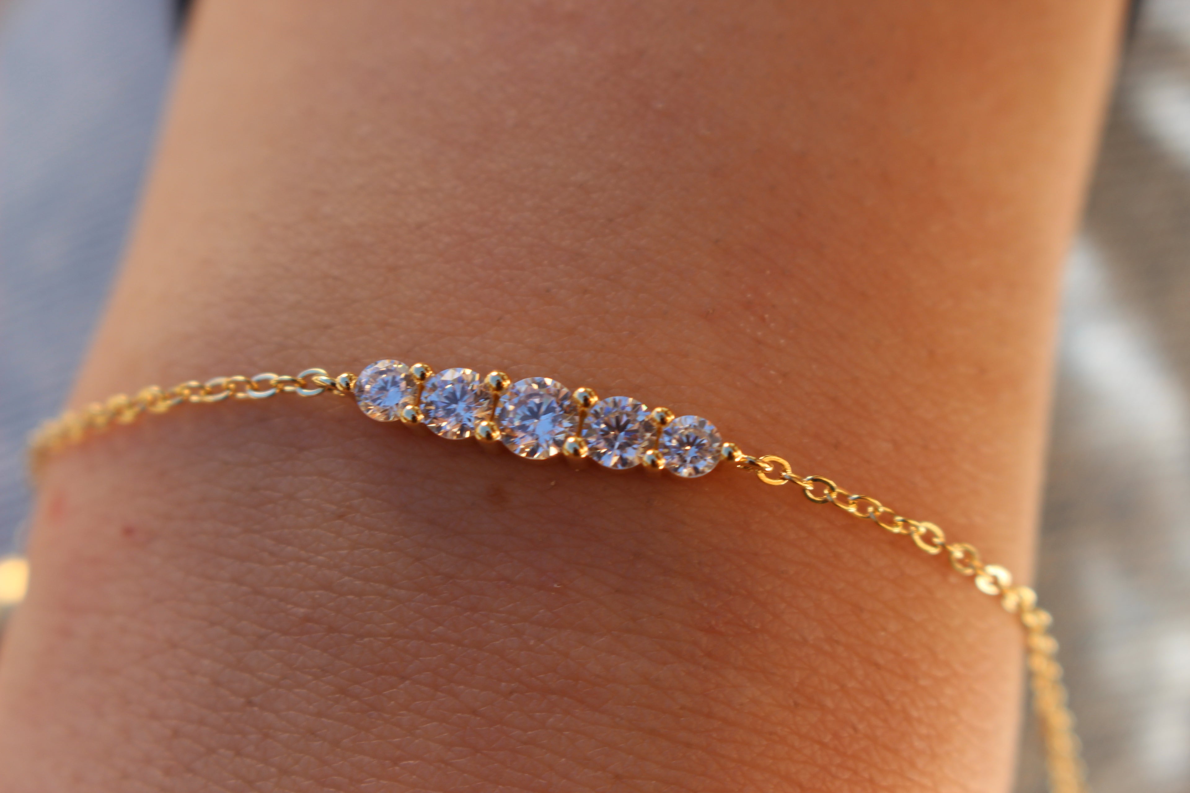 ZIRCON TENNIS BRACELET.