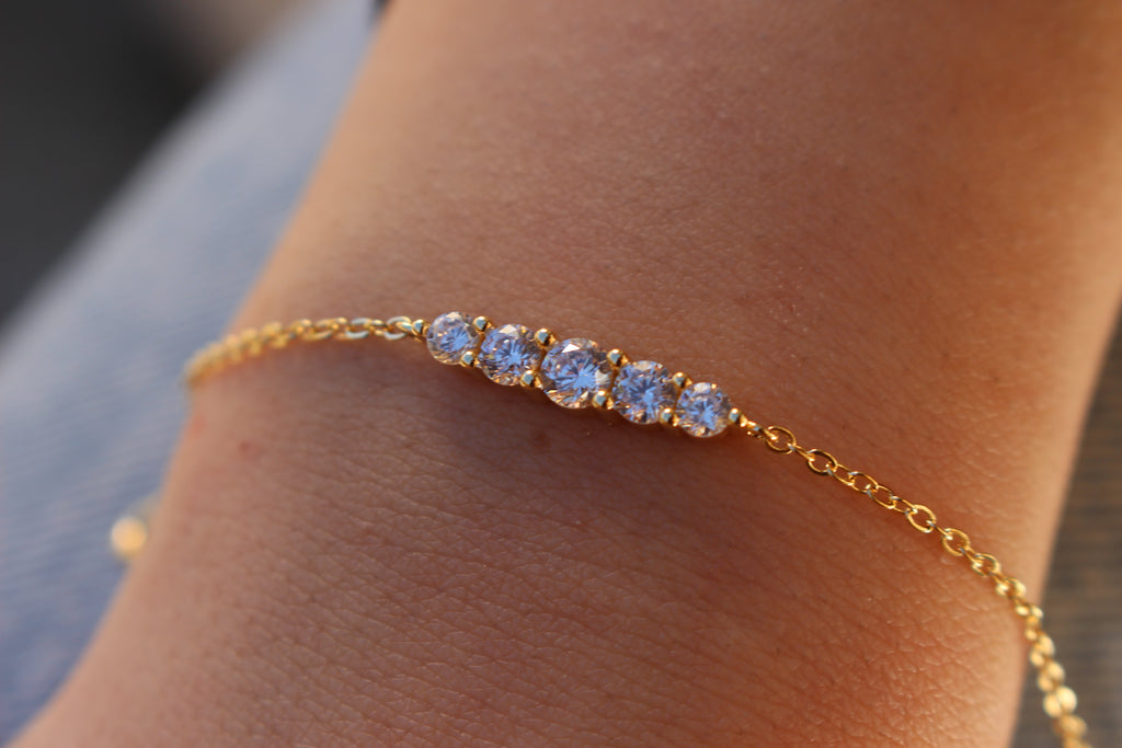ZIRCON TENNIS BRACELET.