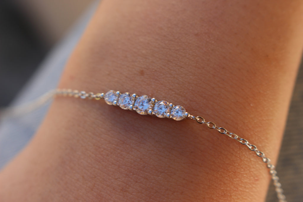 ZIRCON TENNIS BRACELET.