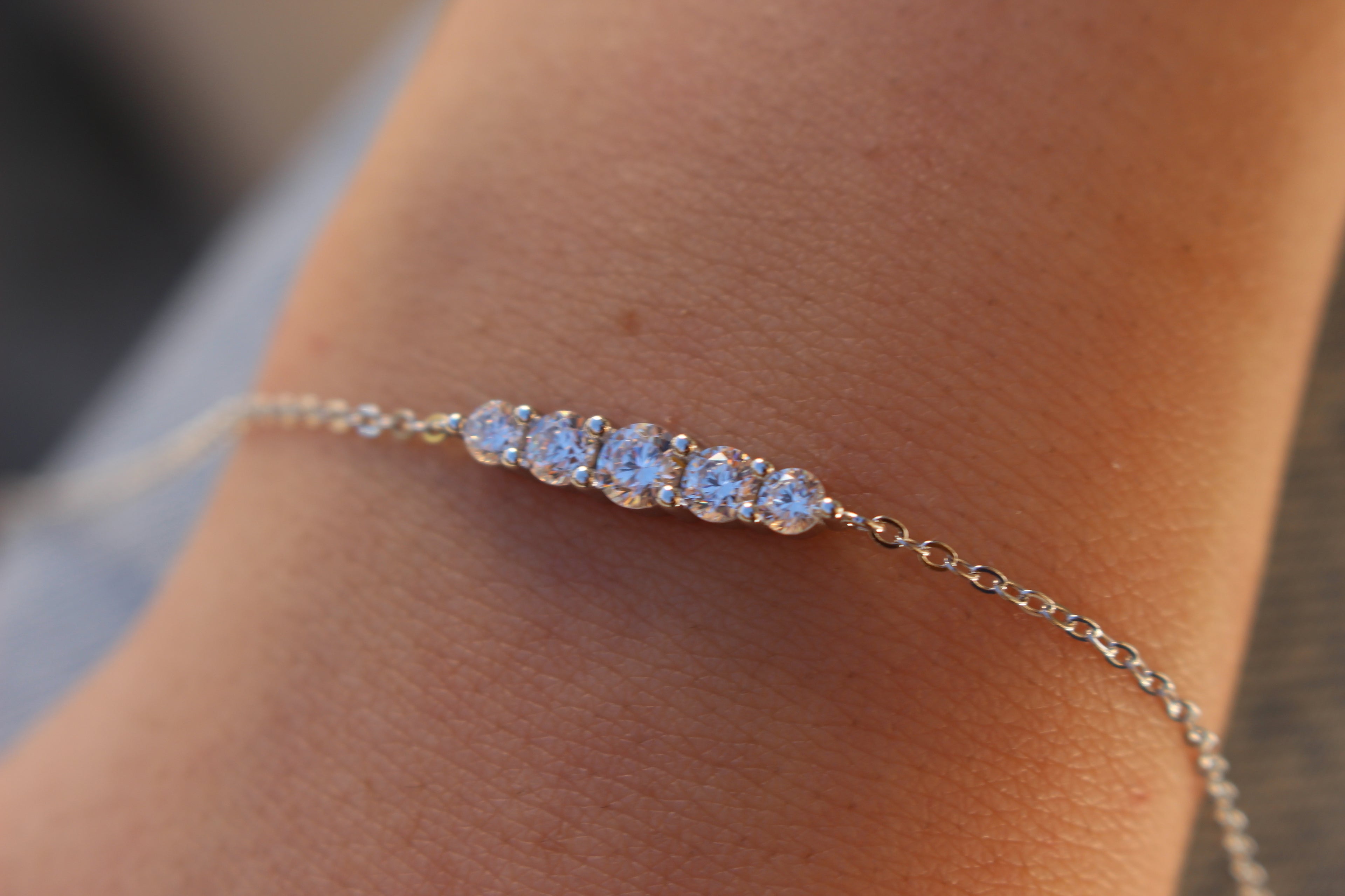 ZIRCON TENNIS BRACELET.