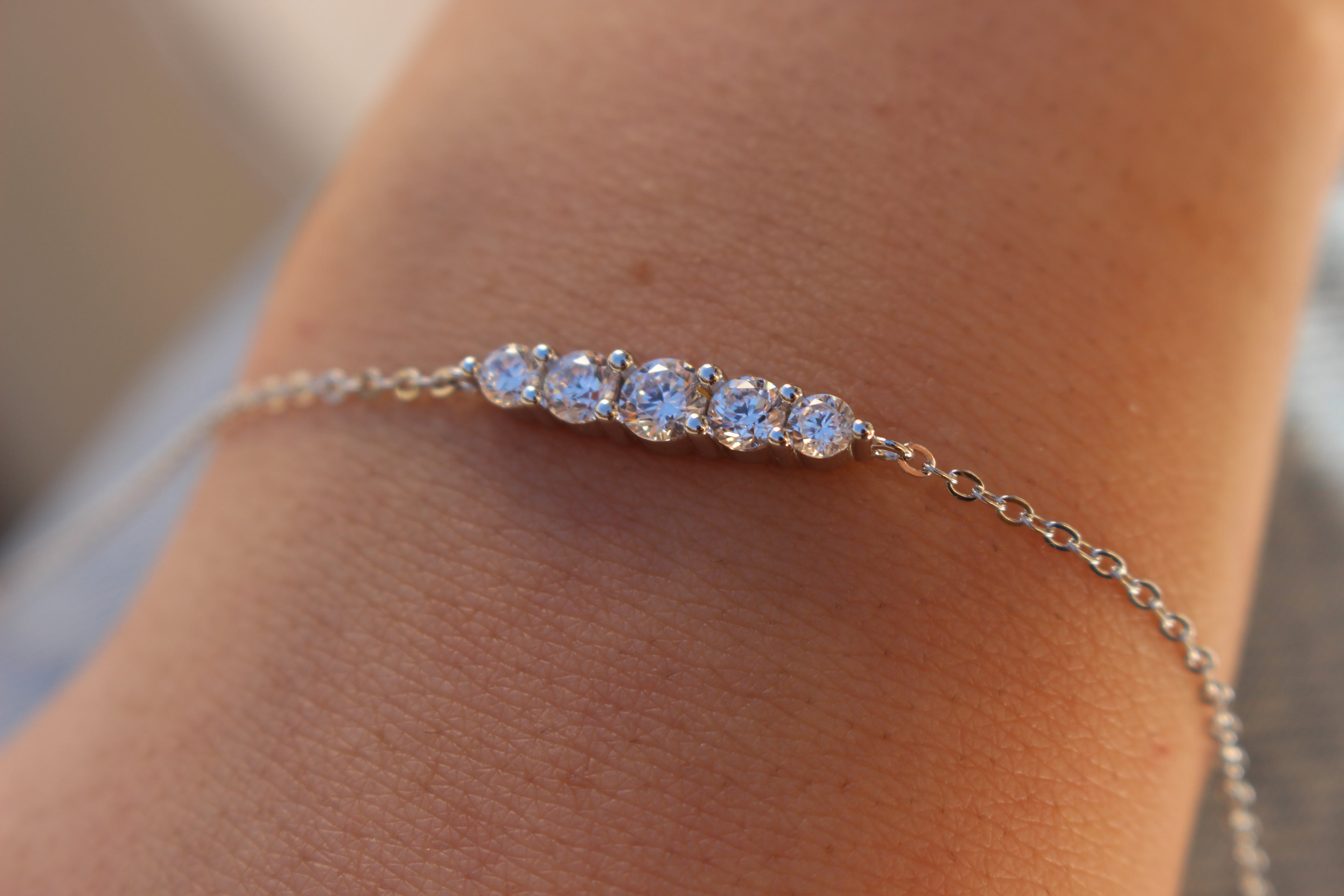 ZIRCON TENNIS BRACELET.