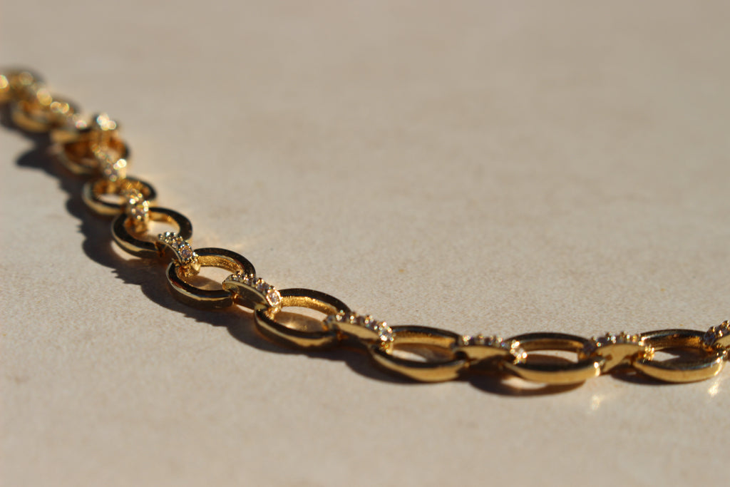 CIRCLE ZIRCON BRACELET.