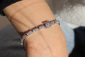 STAINLESS STEEL ZIRCON TENNIS BRACELET.